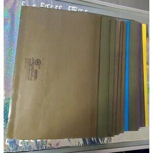Hanging File Folders LEGAL Size 14.5" Multicolor Mixed Brands 15 Pieces Preowned